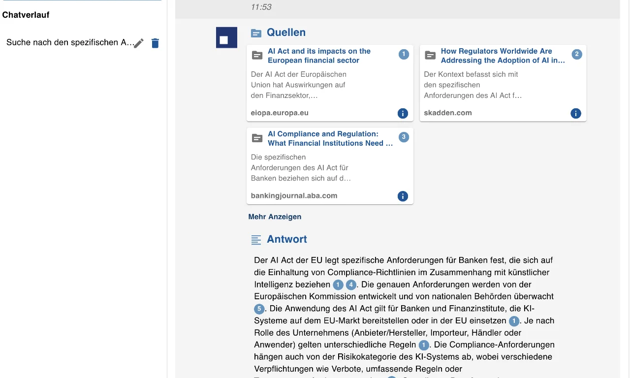 EnterpriseGPT ist dank seines benutzerfreundlichen Interface einfach zu bedienen.