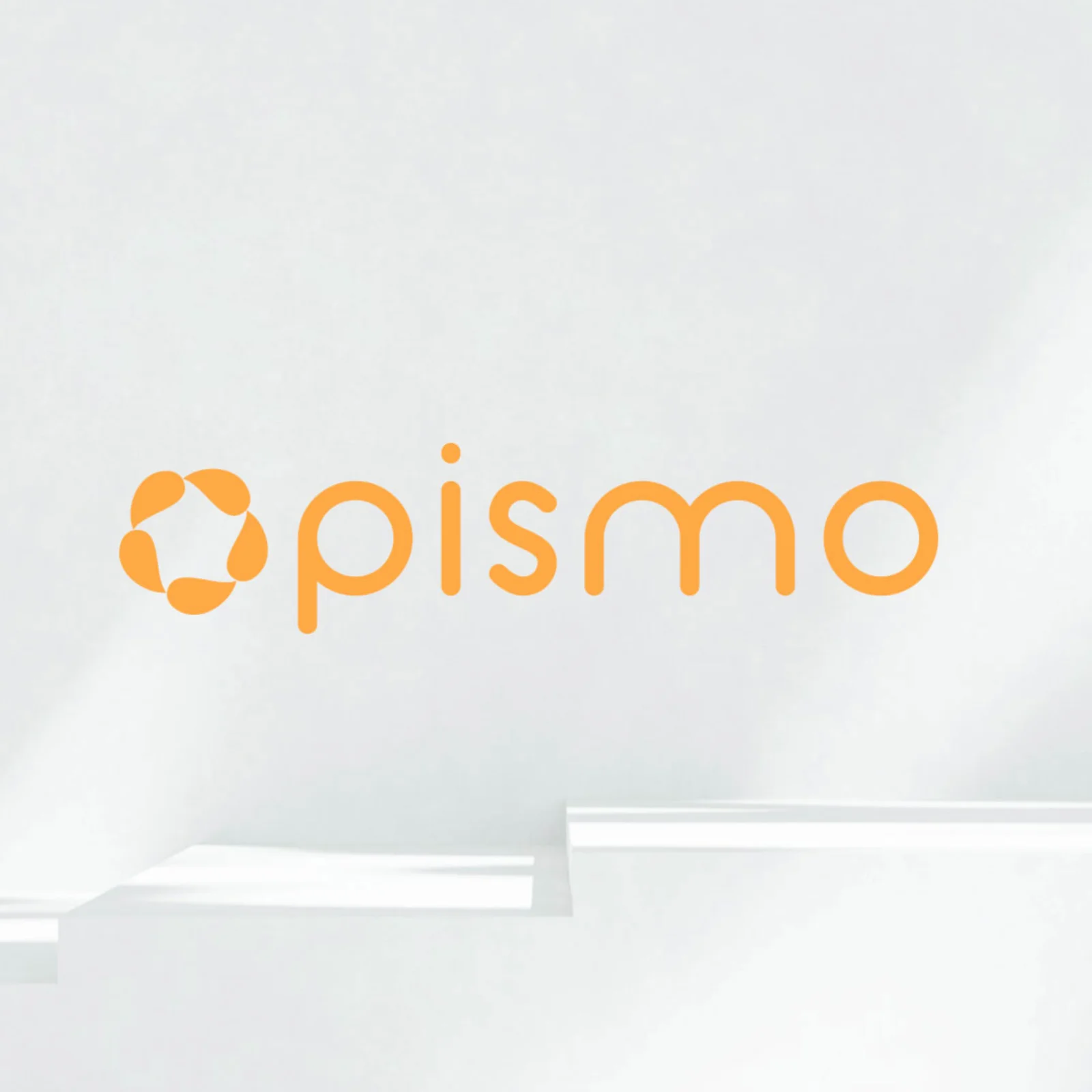 Pismo logo in orange on a light background representing GFT’s partnership with Pismo.