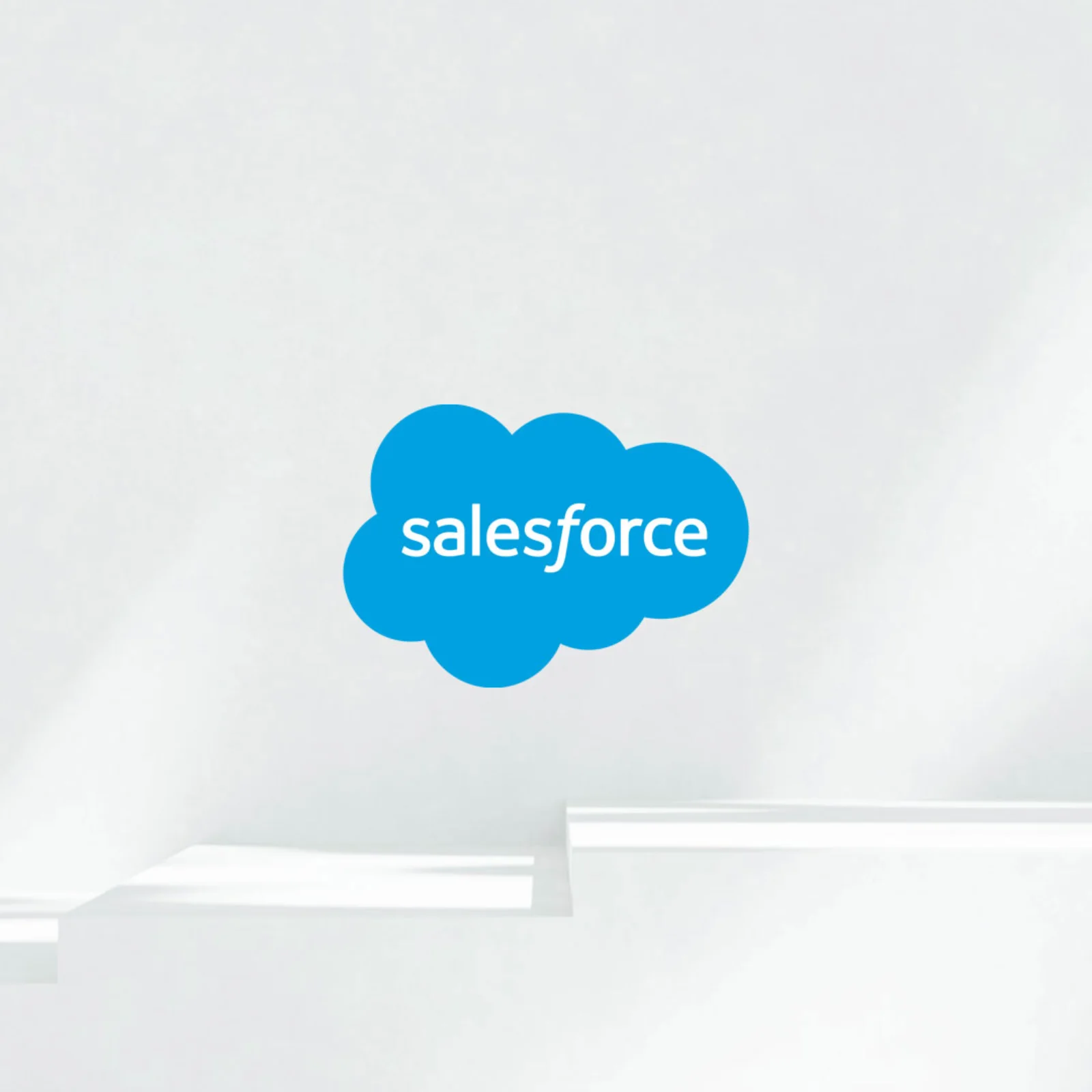 Salesforce Partner Logo Salesforce logo in blue on a light background representing GFT’s partnership with Salesforce.
