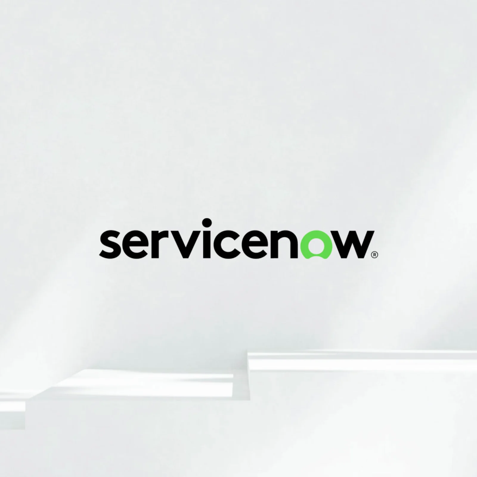 ServiceNow Partner Logo ServiceNow logo in black and green on a light background representing GFT’s partnership with ServiceNow.