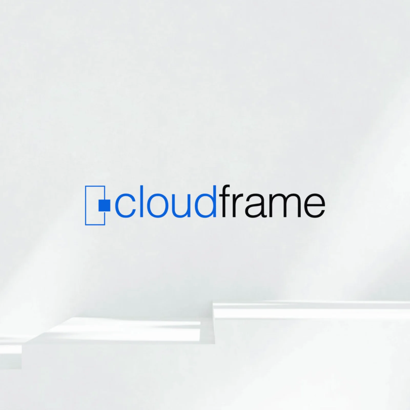 CloudFrame Partner Logo CloudFrame logo in blue and black on a light background representing GFT’s partnership with CloudFrame.
