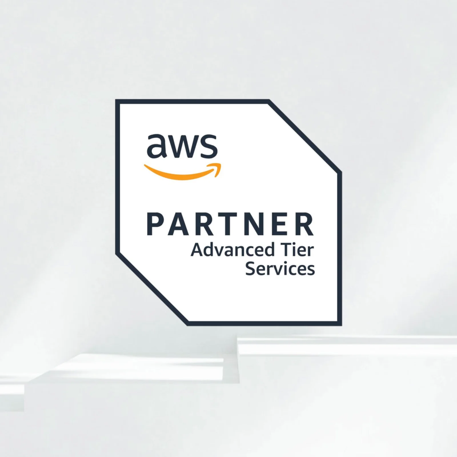 AWS Advanced Tier Services Partner Badge AWS Partner badge displaying the Amazon Web Services logo with the text “Advanced Tier Services.”