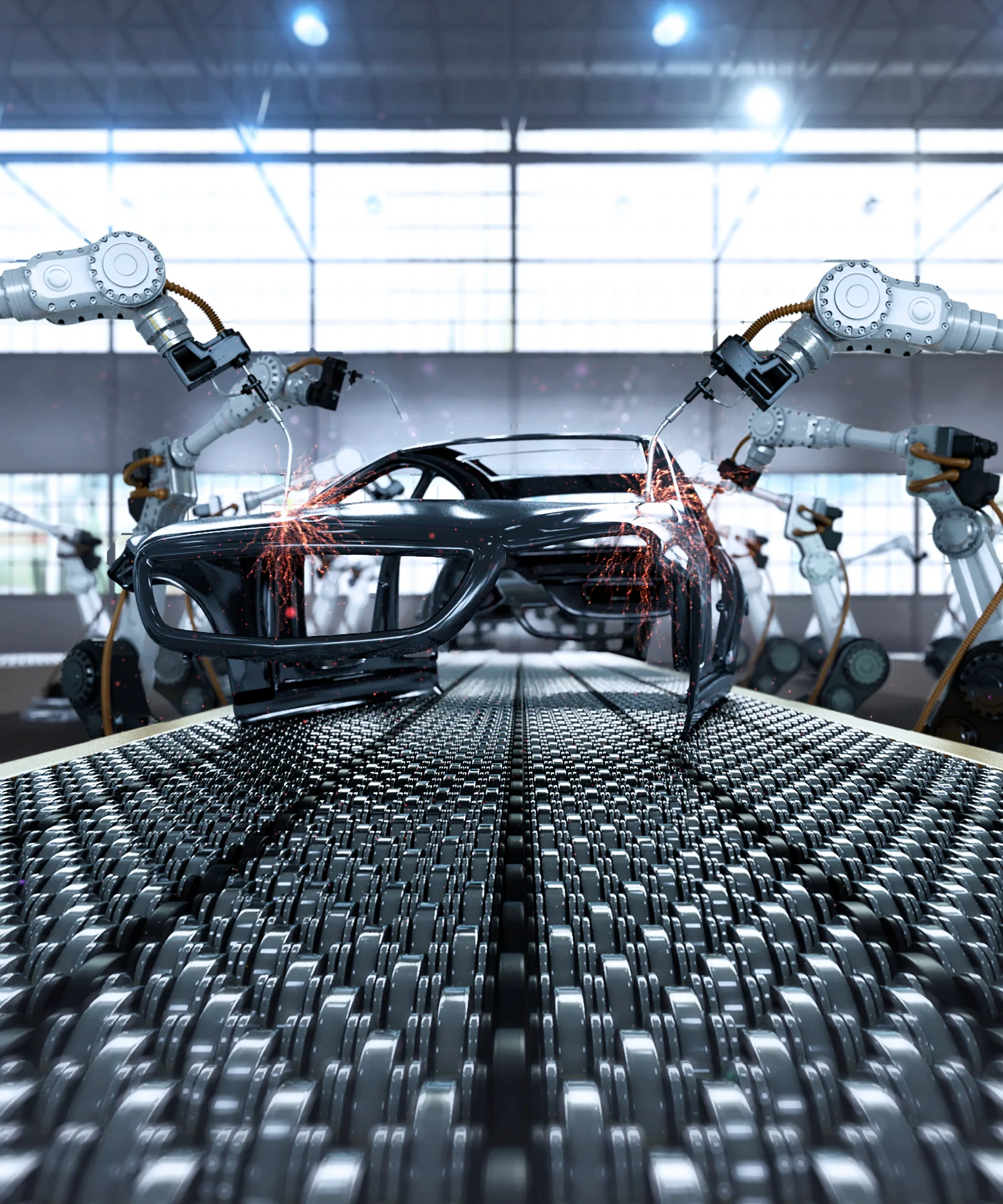 Zukunft der Automobilproduktion - Automatisierte Fahrzeugmontage GFT-GettyImages-1332073692_Industry_retouch.jpg