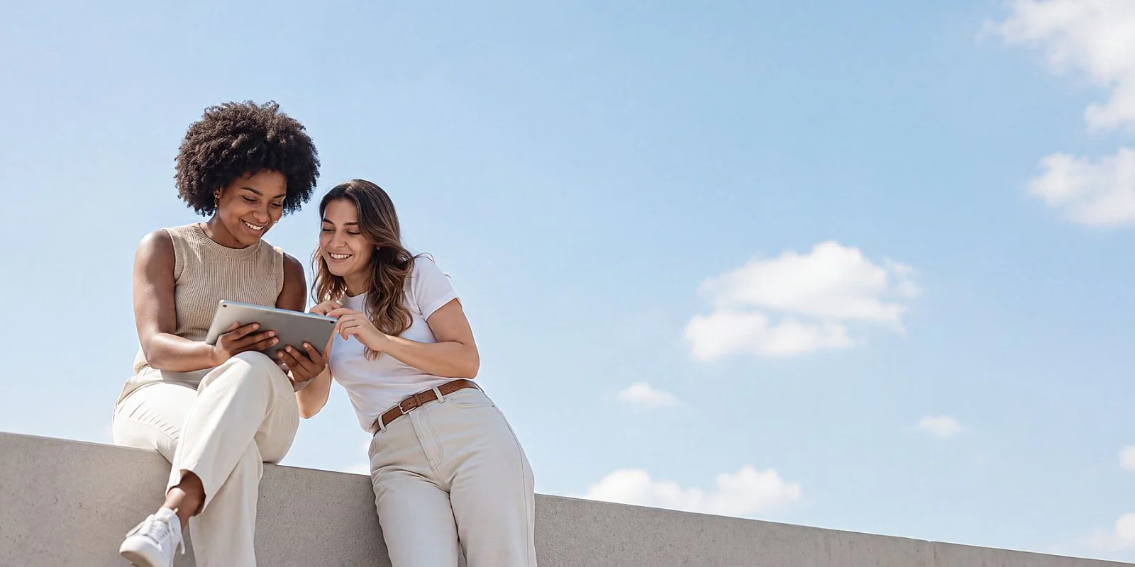This image highlights digital inclusion, connected experiences, and collaborative technology use. It reflects how intuitive digital solutions empower people to access information, share knowledge, and engage seamlessly in an increasingly connected world.