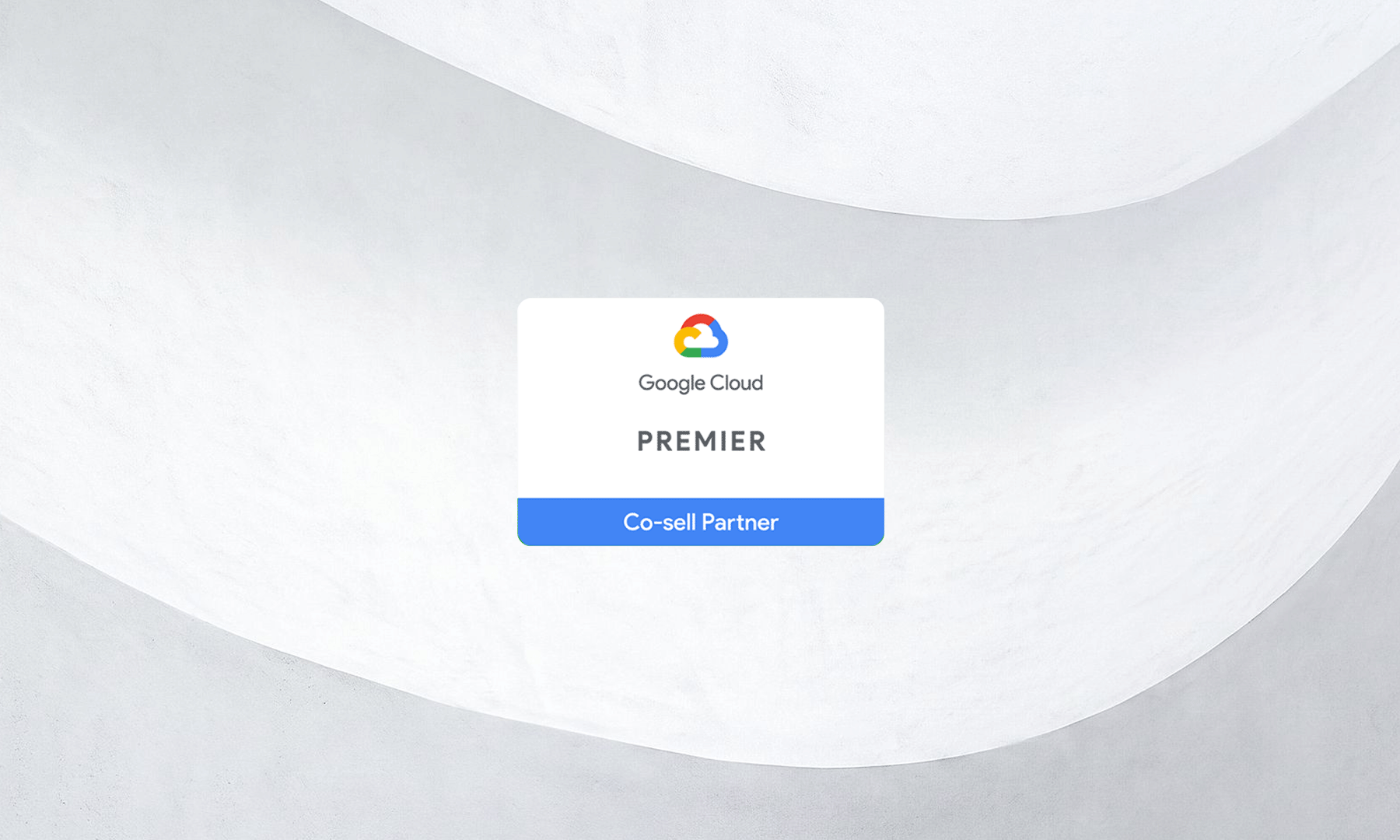 Google Cloud Premier Partner Badge Google Cloud Premier Partner badge displaying the multicolored Google Cloud logo and the text “Sell | Service Premier Partner.”