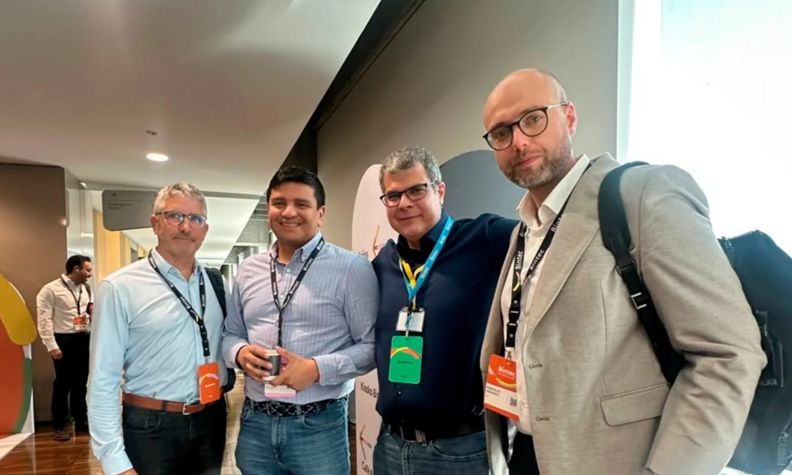 GFT representatives and technology professionals connect at Bintec 2026 to exchange ideas around AI, software engineering, and digital innovation.