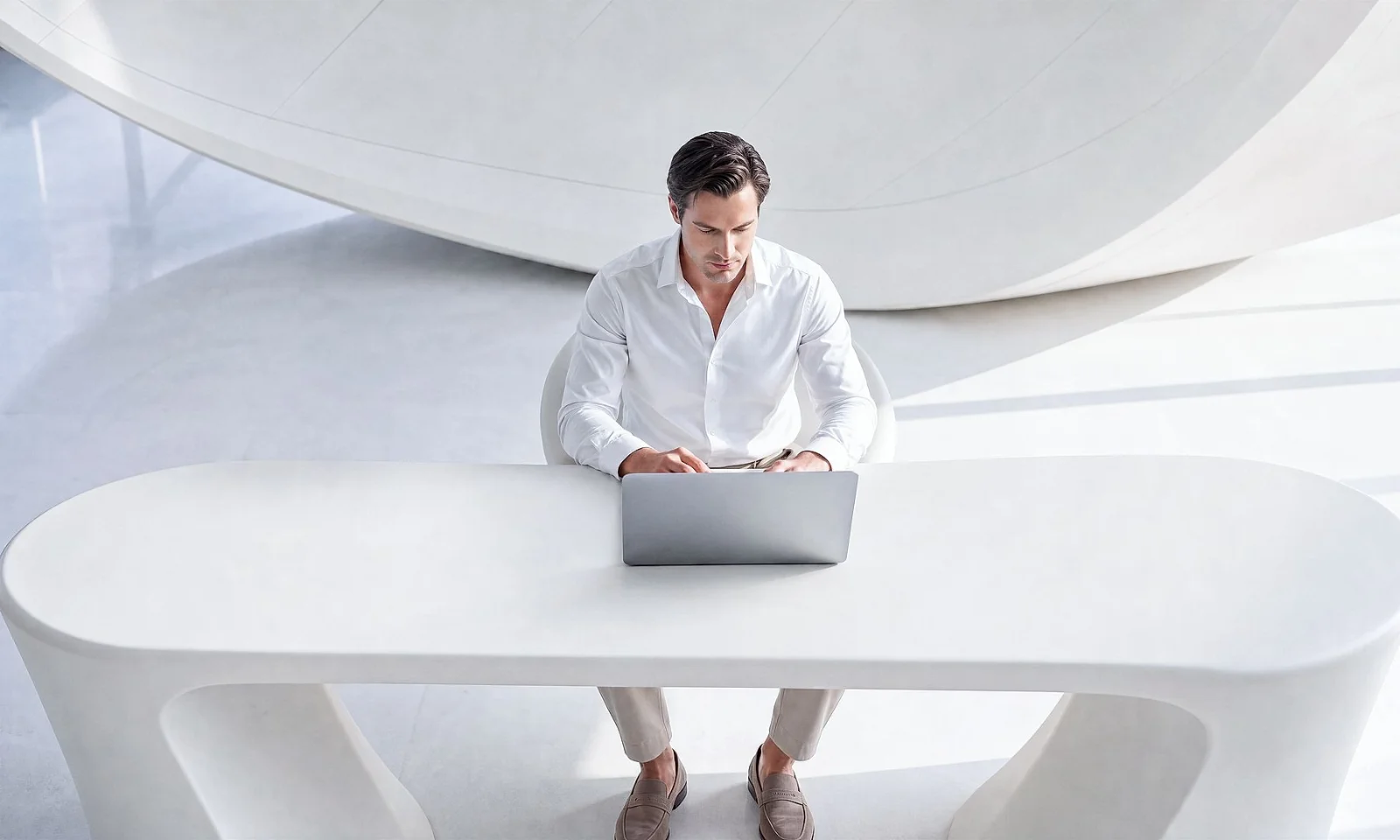 This image highlights digital productivity, modern workplace innovation, and technology-enabled business operations. It showcases how professionals leverage connected tools, flexible work environments, and digital solutions to enhance efficiency, collaboration, and business performance.
