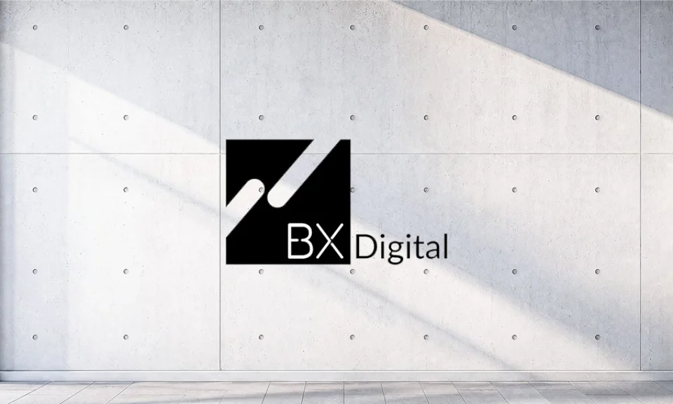 BX Digital logo BX Digital logo in black and white