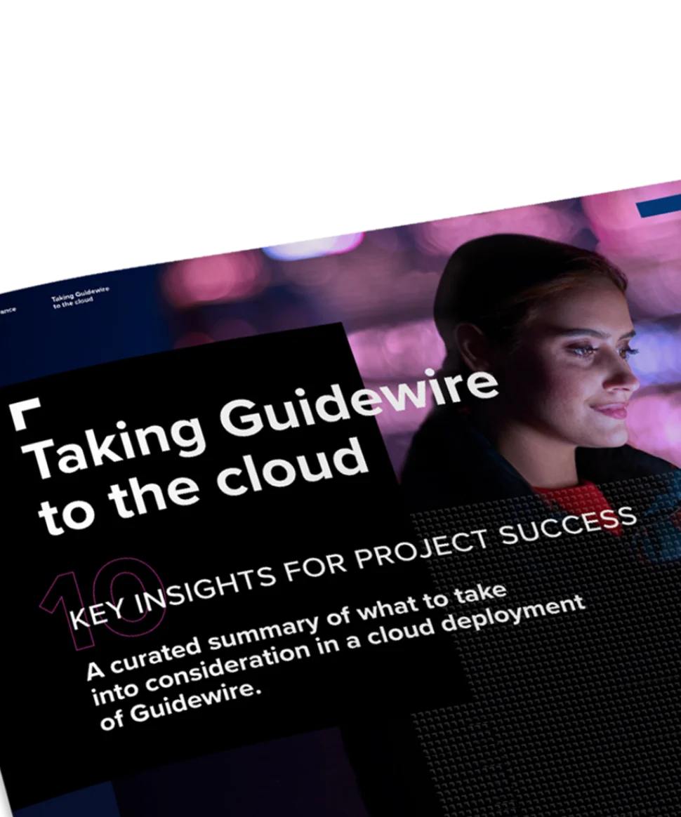 GFT Point of View - POV: Taking Guidewire to the cloud