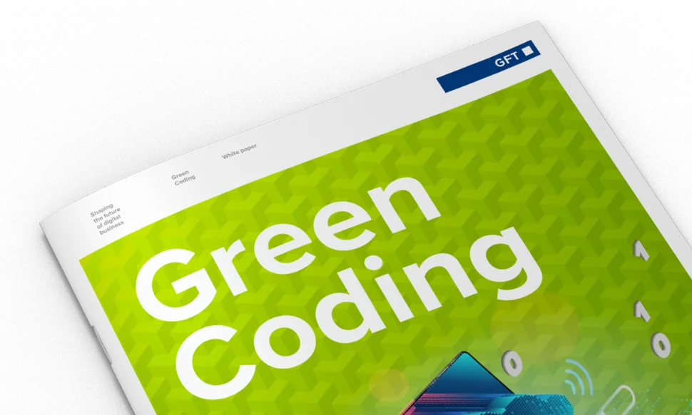 Explore GreenCoding, GFT’s approach to sustainable software development that makes it possible for software to reduce energy use and greenhouse gas emissions.