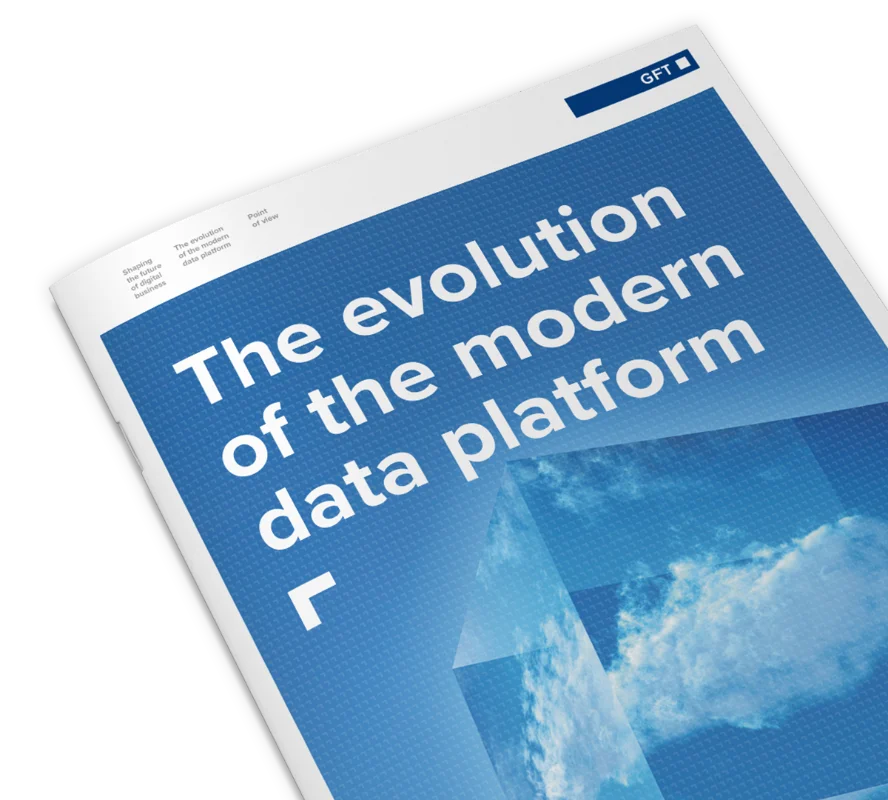 GFT Thought Leadership: The evolution of the modern data platform / mockup