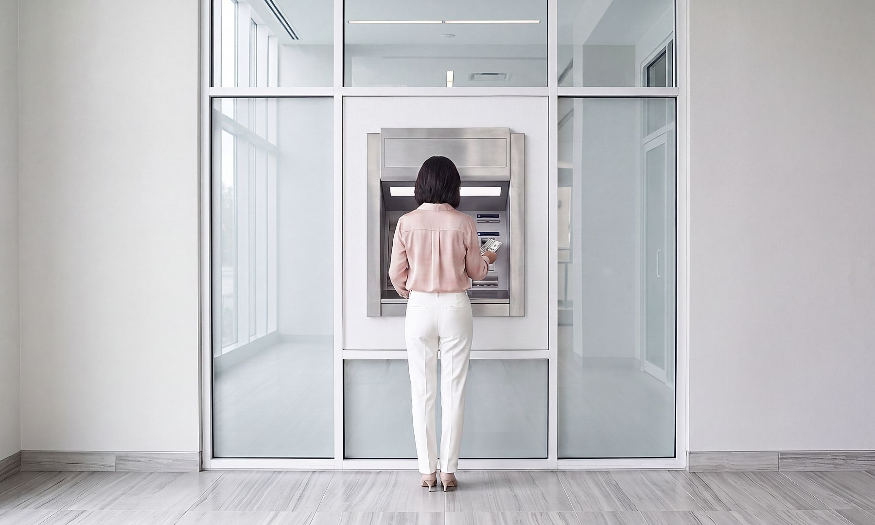 Self-Service Banking and Digital Financial Accessibility This image highlights self-service banking, digital financial accessibility, and customer-centric banking experiences. It showcases how modern banking technologies enable secure, convenient, and efficient access to financial services through automated and connected solutions.