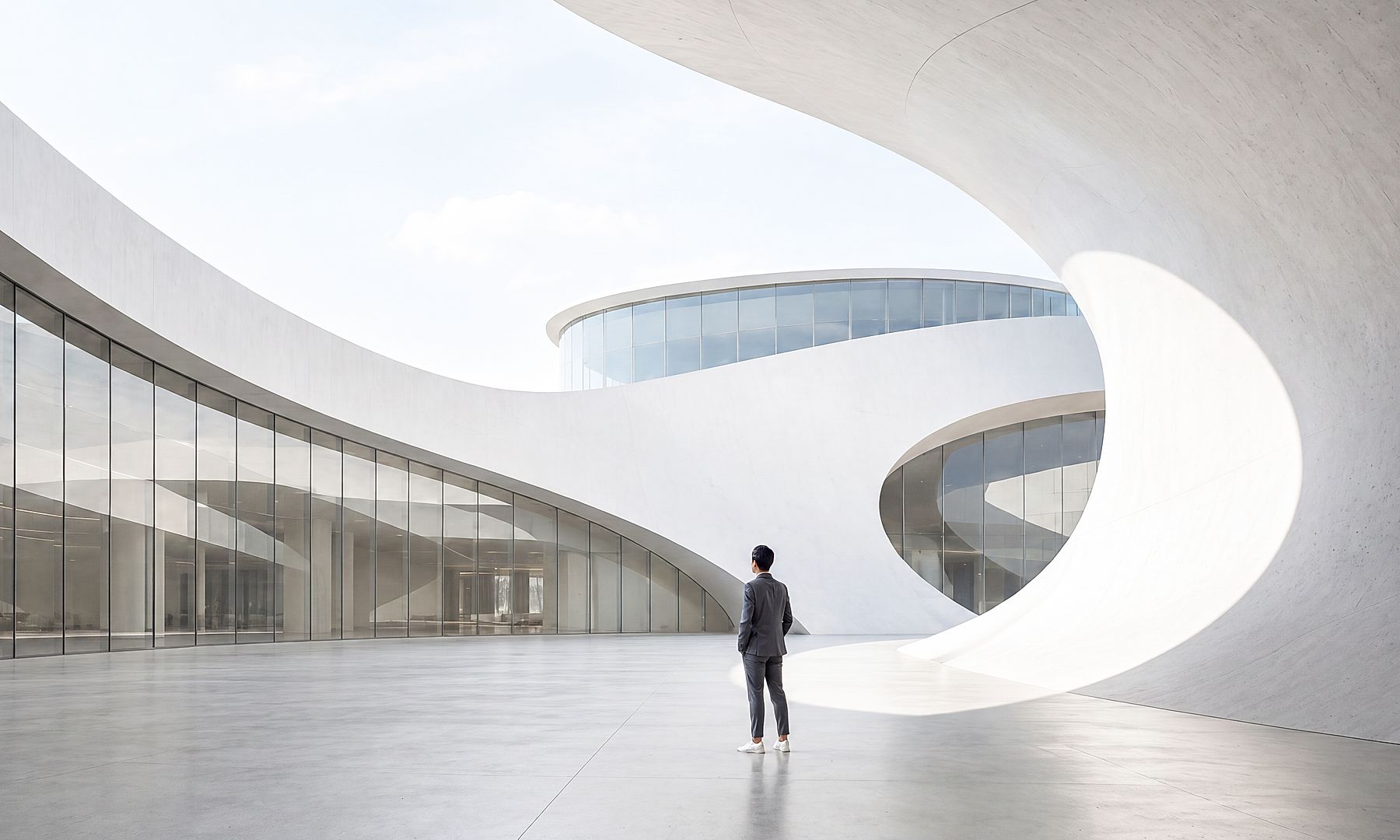 Cette image symbolise une architecture d’entreprise tournée vers l’avenir, la transformation numérique et les écosystèmes technologiques innovants. Son design moderne met en avant l’évolutivité, la connectivité et les fondations stratégiques favorisant la croissance et l’innovation.