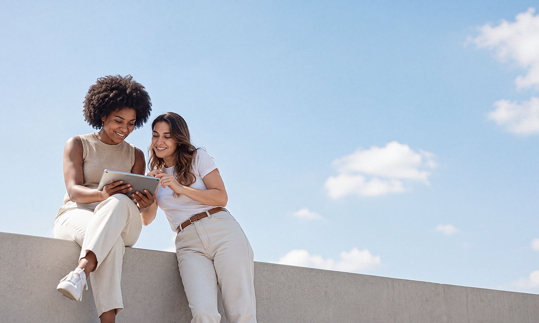 This image highlights digital inclusion, connected experiences, and collaborative technology use. It reflects how intuitive digital solutions empower people to access information, share knowledge, and engage seamlessly in an increasingly connected world.