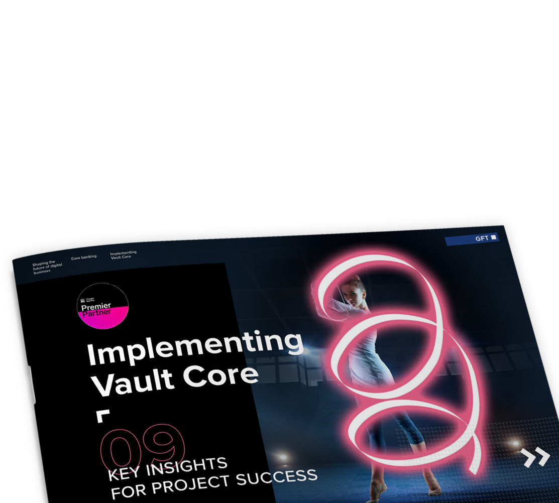 As a Premier Partner of Thought Machine, we’re uniquely positioned to help your core
banking transformation plans succeed. This eBook contains our thoughts on 9
elements you should consider when deploying Vault Core.
