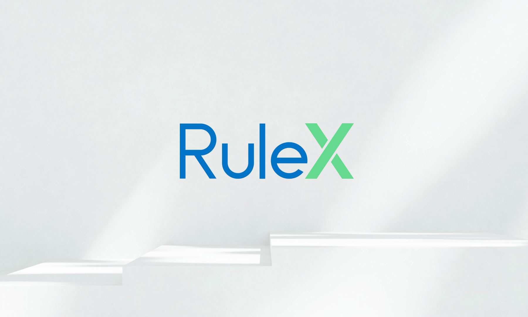 Rulex Partner Logo Rulex logo in blue and green on a light background representing GFT’s partnership with Rulex.